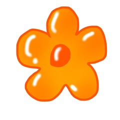 red and yellow flower