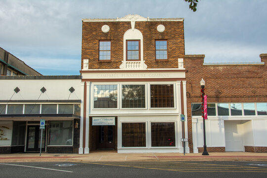 Lufkin, USA &ndash; November 23, 2022 - Historic buildings in downtown Lufkin in Angelina County, Texas