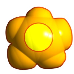 abstract 3d background flower