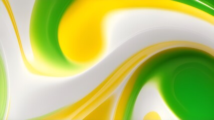 elegant abstract yellow and gold wave, swirl textured background. Generative AI