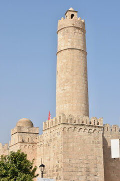 Ribat of Sousse Corner Tower Portrait, Sousse Medina, Tunisia