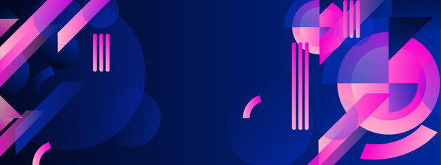 Vector colorful colourful abstract geometric shapes background