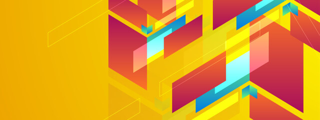 Vector geometric background colorful colourful abstract