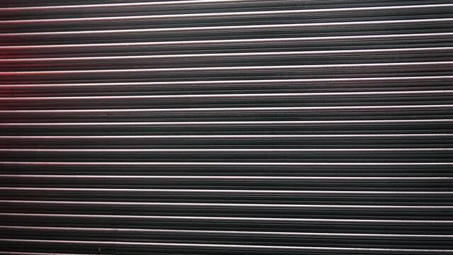 a new aluminum radiator for cooling antifreeze in the car engine
