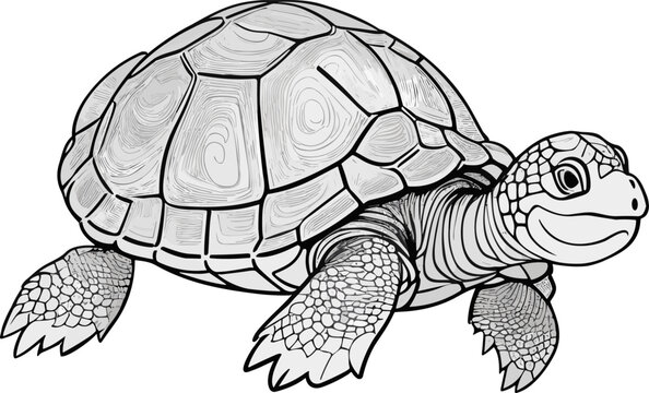 turtle illustration vector