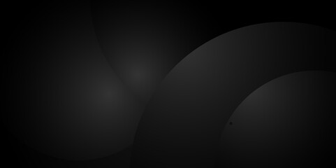 Black premium abstract background with luxury gradient geometric elements. Rich background for exclusive design. - Vector