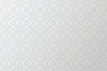 Decoration and pattern with seamless line.
