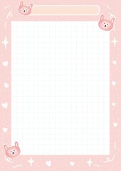 The cute sheet background sets a delightful and whimsical tone for your lecture. With its charming and playful design, featuring adorable illustrations and soft pastel colors.