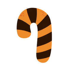 halloween Candy cane icon.