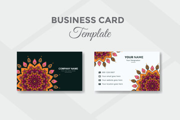 Mandala fashion style business card design