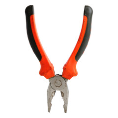 Isolated Pliers on White Background