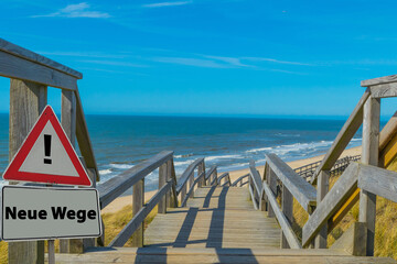 Neue Wege Strandtreppe