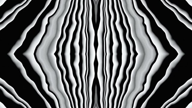 abstract black and white background with lines. High quality 4k footage