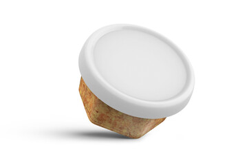 Spread Food Packaging Jar 3D-Rendering
