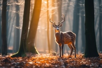 Deer in the Forest - Generative AI