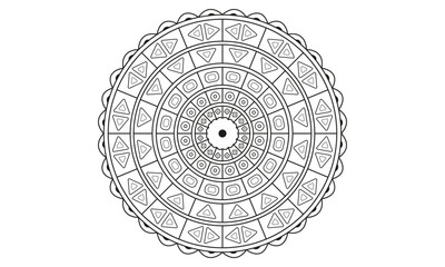 Coloring Pages for adults, Mandala Coloring book page. wallpaper design, tiles pattern, greeting cards, Coloring pages, and Circular patterns in the form of mandalas.