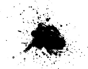 black dropped splash splatter ink color abstract background