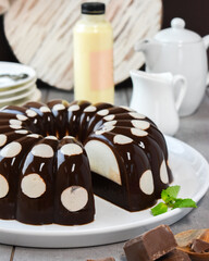 Layered Chocolate Pudding with Vla