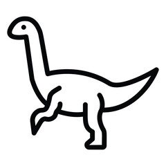 A very large herbivorous sauropod dinosaur of the genus�Apatosaurus�of the Jurassic Period © Mudassar