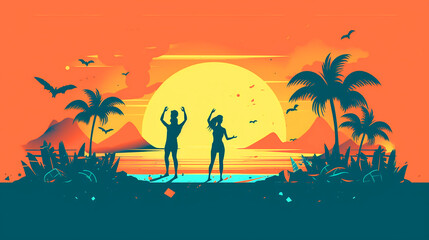 Colorful Summer background