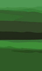 Obraz premium Aesthetic green abstract background with copy space area. Suitable for poster and banner