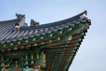 Fototapeta na wymiar korea temple architecture