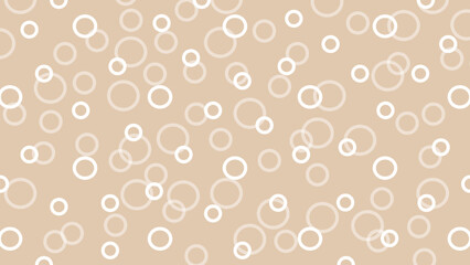 Beige background with white circles
