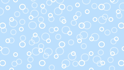 Fototapeta na wymiar Blue background with white circles