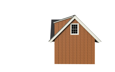 Obraz na płótnie Canvas wooden house isolated