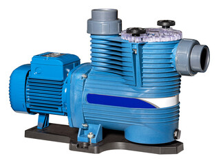 Self-priming centrifugal electric pump with pre-filter designed for circulation and filtration of...