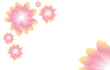 Obraz premium flower border
