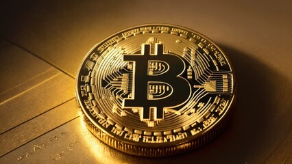 gold bitcoin coin