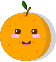 Obraz premium funny orange cartoon