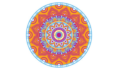Colorful Mandala Background

