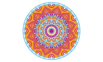 Colorful Mandala Background
