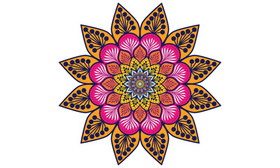 Colorful Mandala Background Design