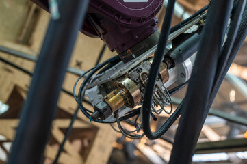 Detail of 3D printing robot arm