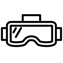 VR headset Icon Style