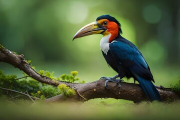 red billed hornbill