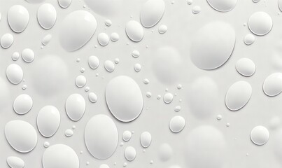  a white background with lots of bubbles of different shapes and sizes of bubbles on the bottom of the image is a white background with lots of bubbles.  generative ai