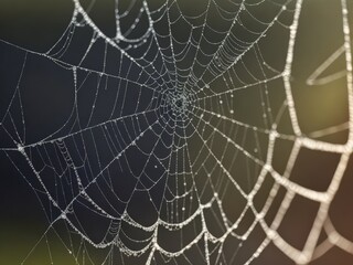 A picture of cob webs generated with generative ai, ki