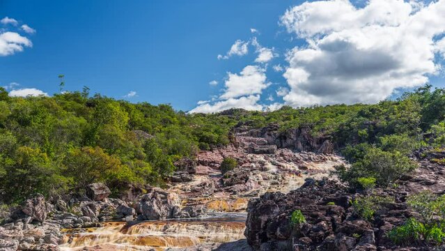 Stunning Red Waterfalls at Rio Roncador