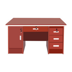 Office workplace with table, computer, window and lamp. Coworking office. Flat vector ......Office desk or table with office chair and computer. Business interior design elements. Vector illustration.