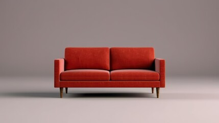 Modern Century Sofa. Generative AI