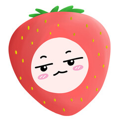 Strawberry drawing 