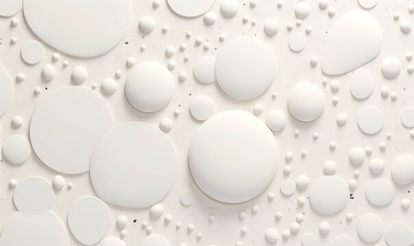  a white background with lots of bubbles and bubbles of water on the bottom of the image and the bottom half of the bubbles on the bottom half of the image.  generative ai