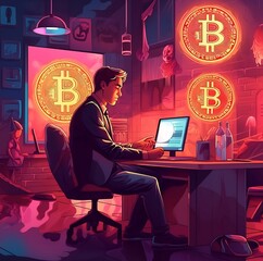 person with laptop