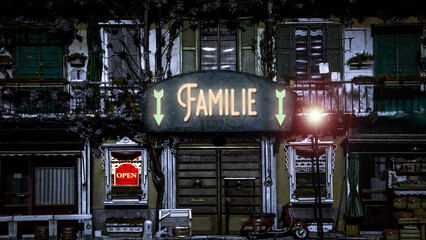 Signposts the direct way to Family