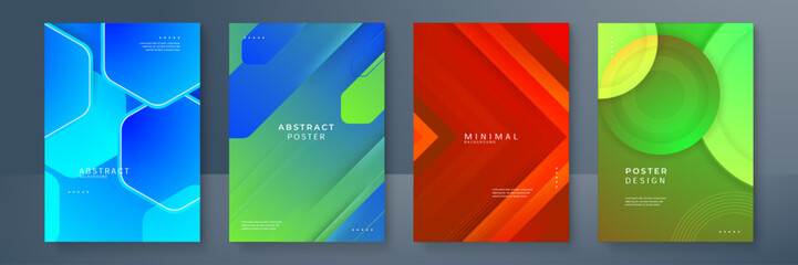 Abstract minimal colorful colourful background with geometric creative and minimal gradient concepts, for posters, banners, landing page concept image