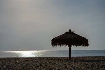 sun umbrella on beach